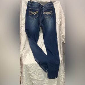 Classic Womens Dark Blue Jeans - Slim Fit